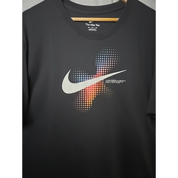 The Nike Tee T-Shirt Swoosh Just Do It, Men's Sz 3XL, Black - Picture 2 of 9